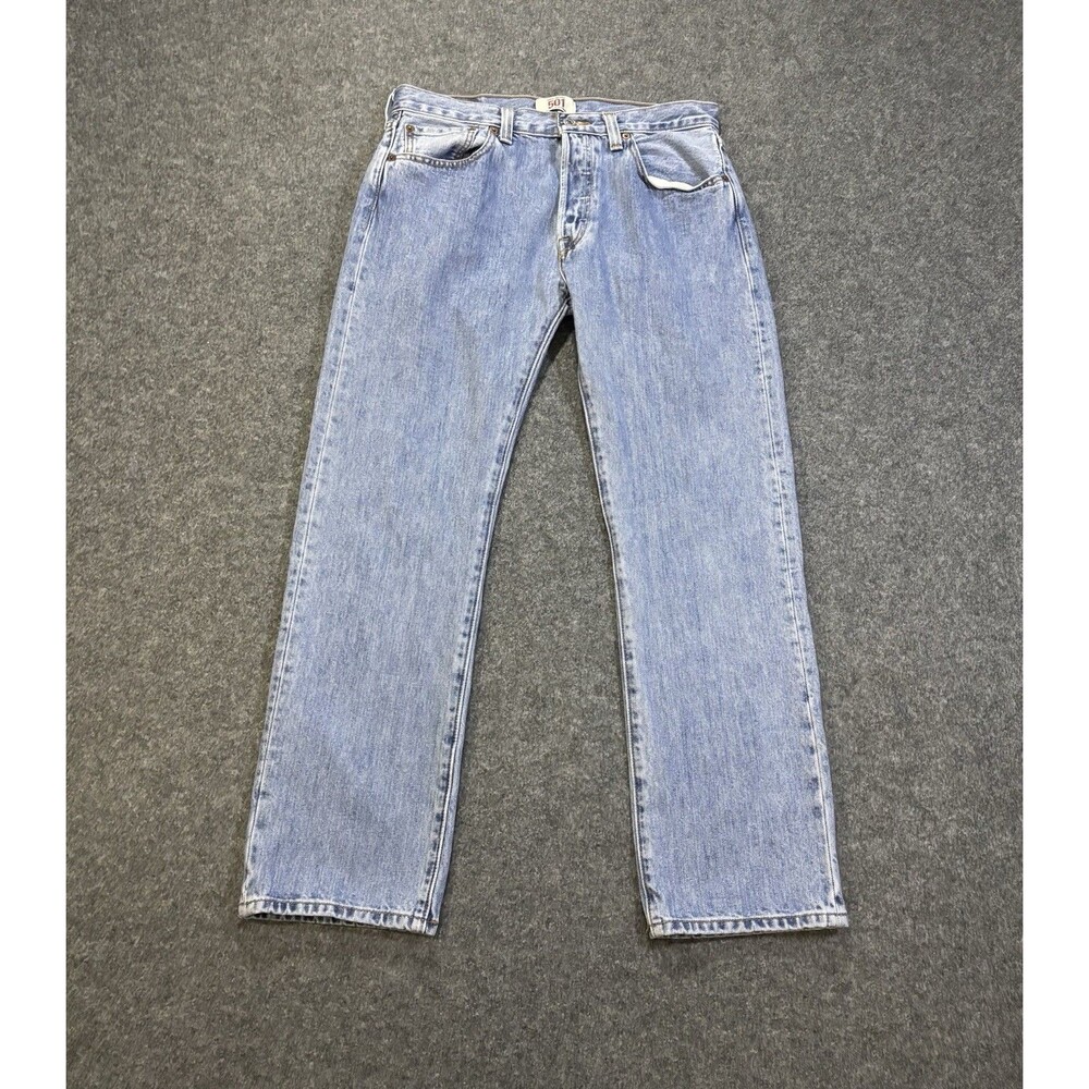 Vintage Levi’s 501 Button Fly Jeans 34x30 100% Cotton Made In Haiti Y2K